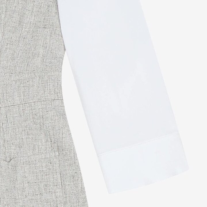 (신세계의정부점)셔츠 레이어드 배색 원피스 (SSKOOAC25050)(SSKOO25050)