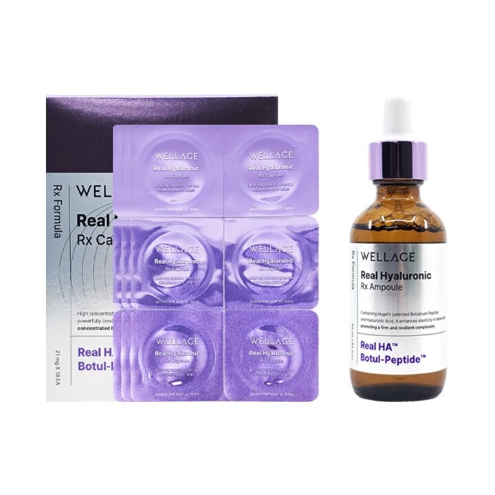 웰라쥬 시즌4 리얼 히알루로닉 알엑스 동결건조 캡슐 18회분 앰플 55ml