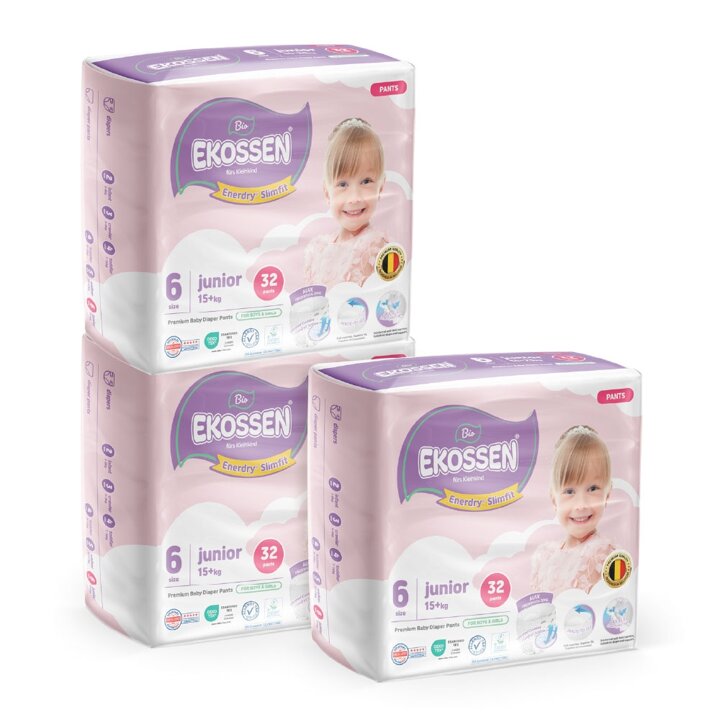TCF 유럽 프리미엄 기저귀 팬티형 6단계 32P x3개