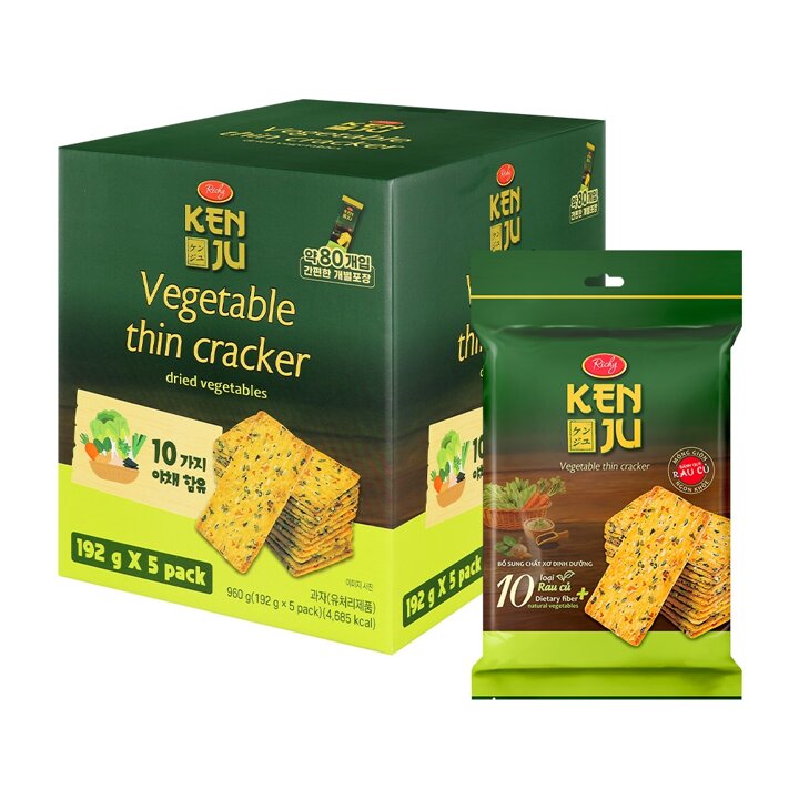 코스트코 리치 켄주 야채 크래커 960g(192g*5봉)