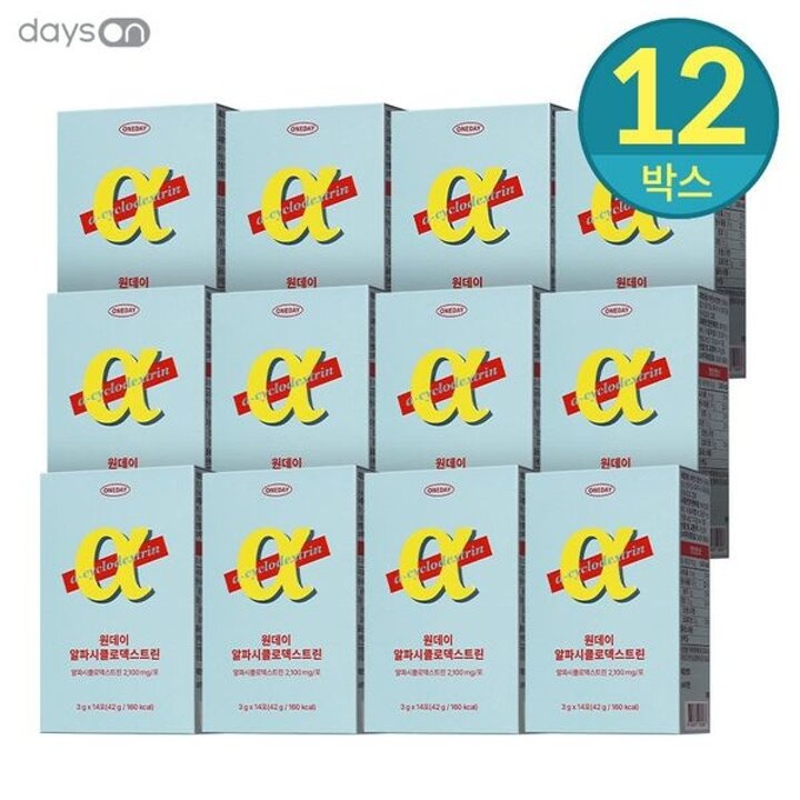 원데이 알파시클로덱스트린 알파CD 12박스(총 24주분)[35316323]