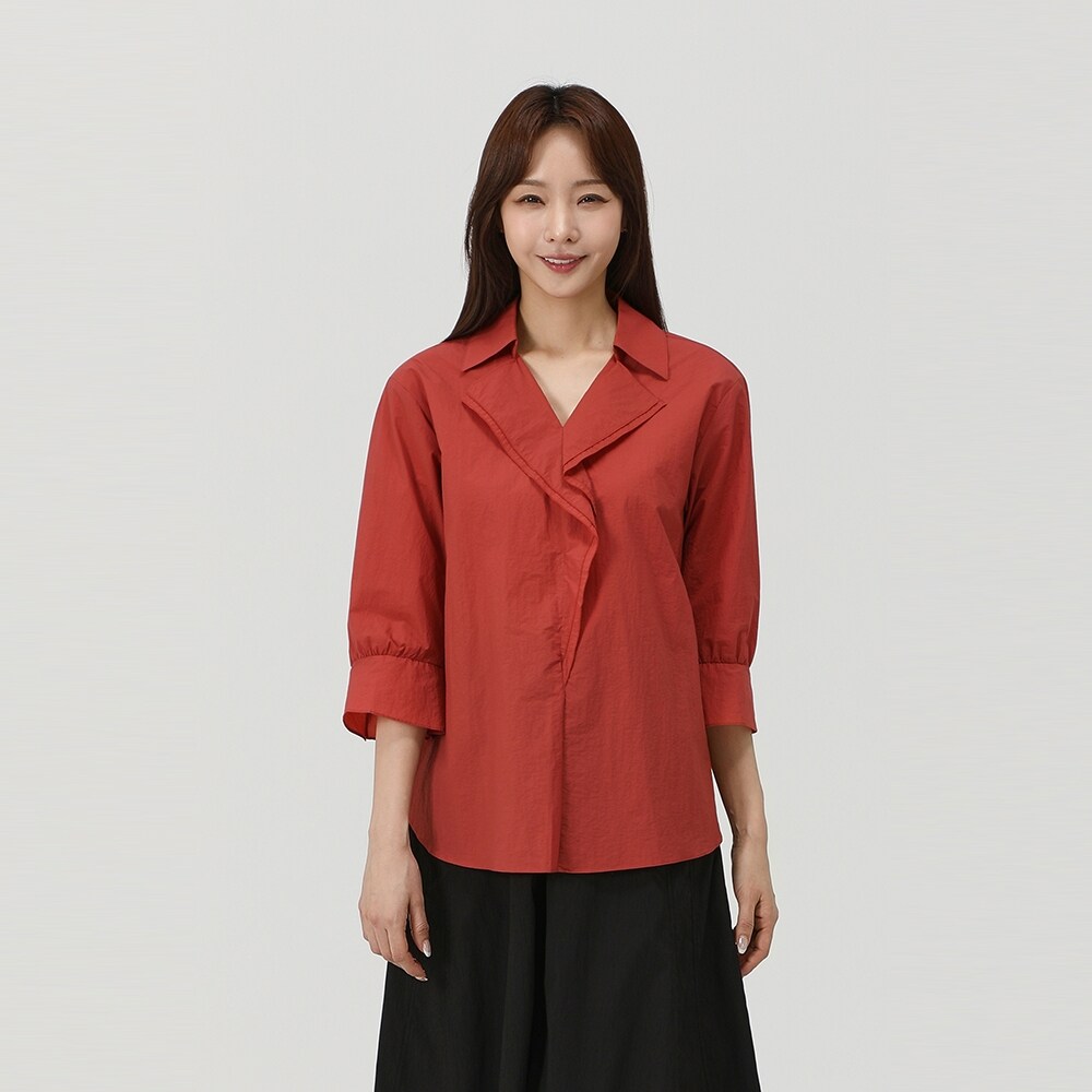 [PAT] 러플넥 블라우스_1I42510