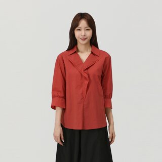[PAT] 러플넥 블라우스_1I42510