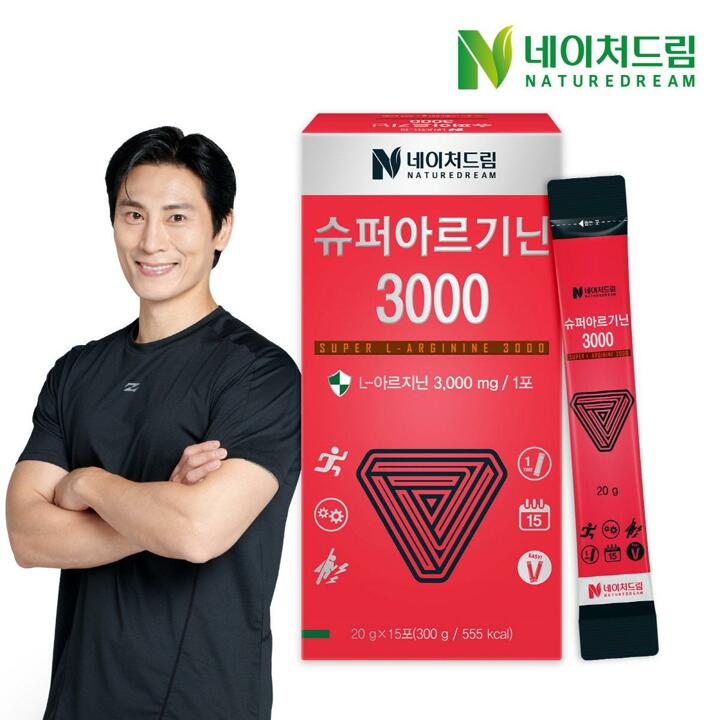 네이처드림 슈퍼아르기닌3000  20g x 15포 1박스