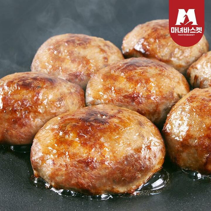 [마녀바스켓] 담양식 두툼한 수제 한돈 떡갈비 120gx8팩