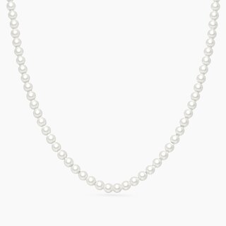 모아르 14K 에끌라드 진주 목걸이 4mm