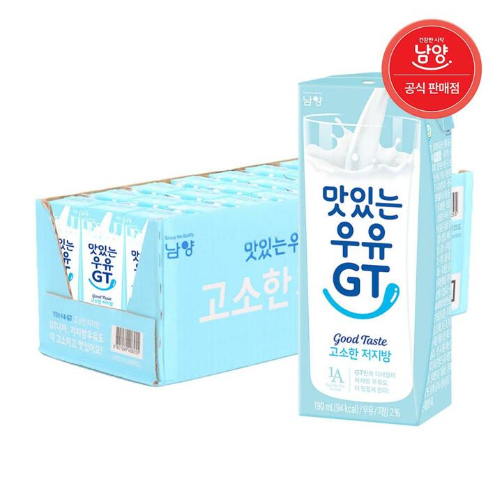 맛있는우유GT 고소한 저지방 190ml X 24팩
