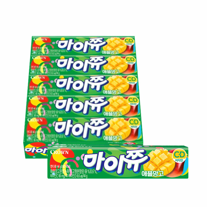 [G] 크라운 마이쮸 스틱 애플망고 44g 15개입