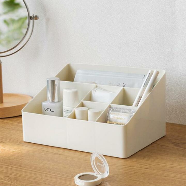 할인바이할인 [1+1] 책상/탁상/화장대 깔끔수납함 컬러2종