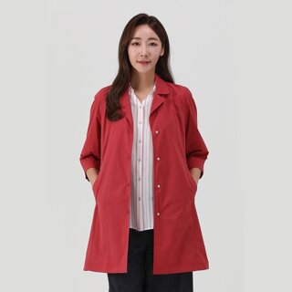[PAT] 테일러드 카라 홑겹 코트_1I41103