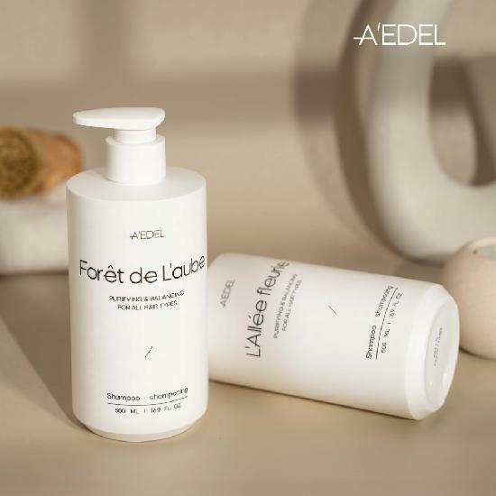 에이델 비건 세럼 탈모 퍼퓸 천연 단백질 미용실 샴푸 500ml