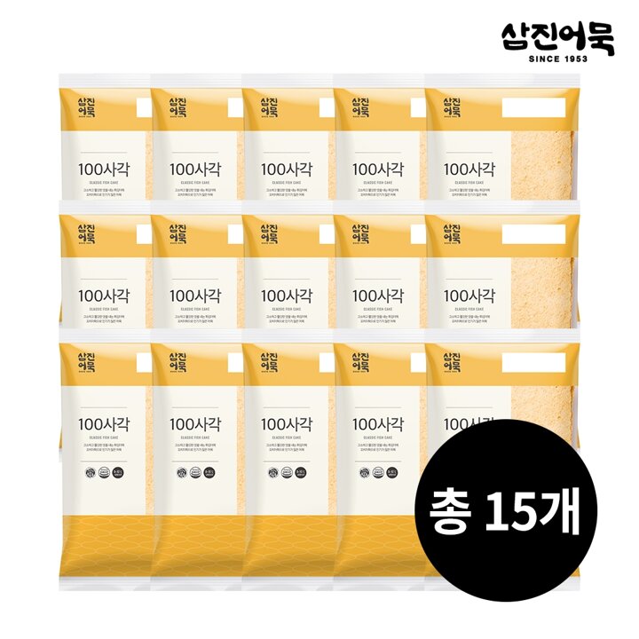 [삼진어묵] 100사각  x 15개