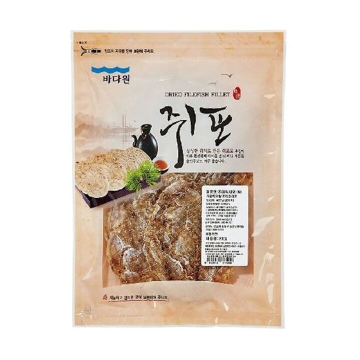 [바다원] 쫄깃쫄깃 참쥐포 200g(M사이즈/베트남산) x 2봉[34868002]