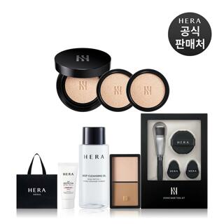 [내일도착/단독]헤라 블랙쿠션 파운데이션 디럭스(본품+리필2/증정3종+툴키트) 