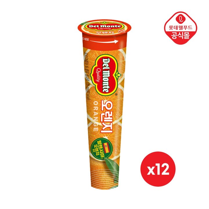 델몬트 오렌지120ml x 12개