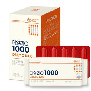 [대상웰라이프] 데일리C 1000(1,100 mg x 100정) 1통