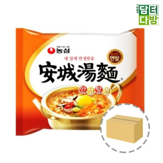 (주)셀러허브 농심 안성탕면 윤슬 1BOX (40봉) 차박 봉지 캠핑