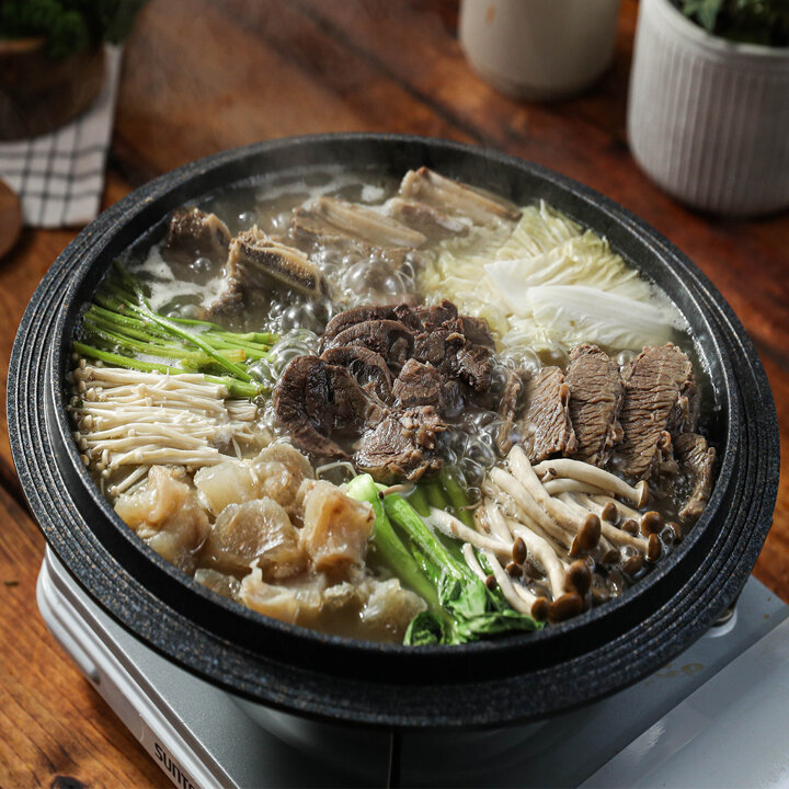 I[소노정/실온보관] 국내산 소 한마리 갈비탕 700g x 3팩 / 국내산 소고기 소갈비탕 소한마리전골 어복쟁반