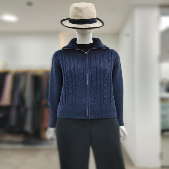 SI 세이브존04 아란패턴 집업 니트 가디건 SJC2129590NA (27332464)
