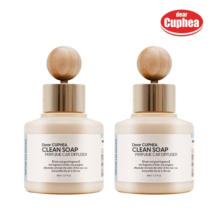 디어 쿠페아 차량용 디퓨저 클린솝 80ml 2입 x1개
