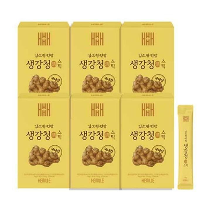 김소형원방 생강청 스틱 6박스(10g x 60포)(m)