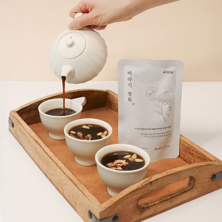 (신세계강남점)[바라기] 쌍화 80ml 10포 전통 쌍화차 진액 [보자기포장+쇼핑백]