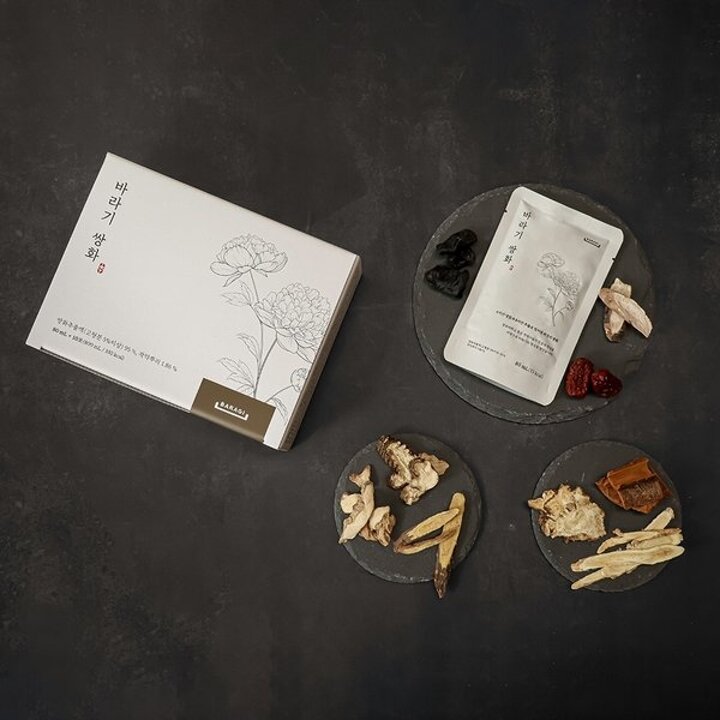 (신세계강남점)[바라기] 쌍화 80ml 10포 전통 쌍화차 진액 [보자기포장+쇼핑백]