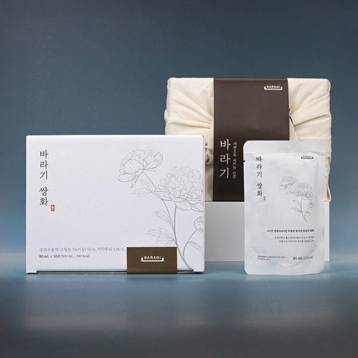 (신세계강남점)[바라기] 쌍화 80ml 10포 전통 쌍화차 진액 [보자기포장+쇼핑백]