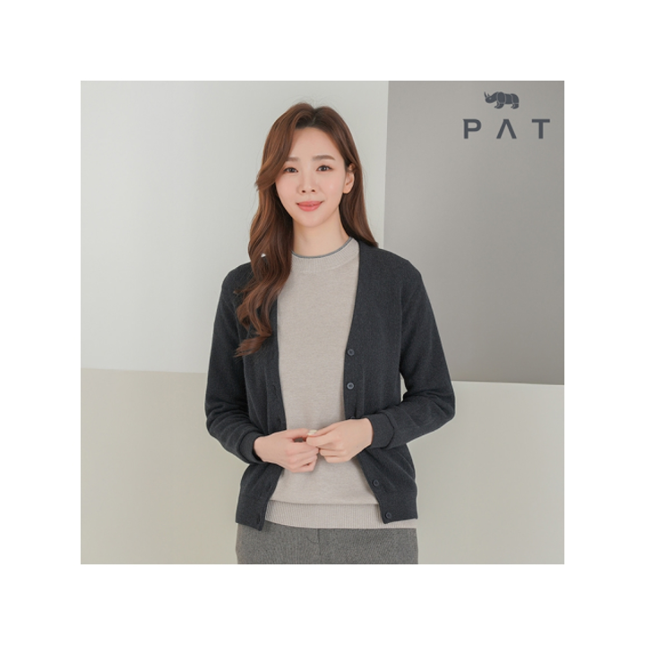 [PAT] 양두 브이넥 가디건_1H83702