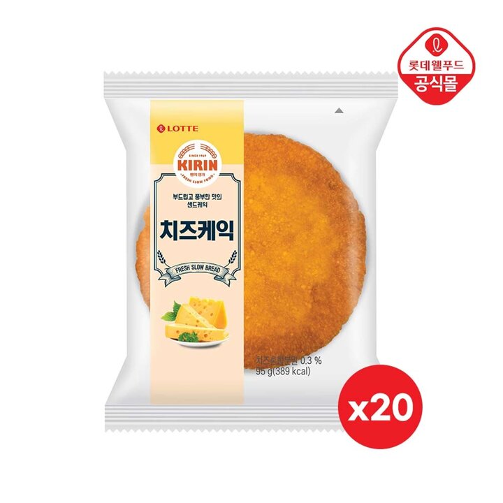 롯데 기린 치즈케익 95gx20개