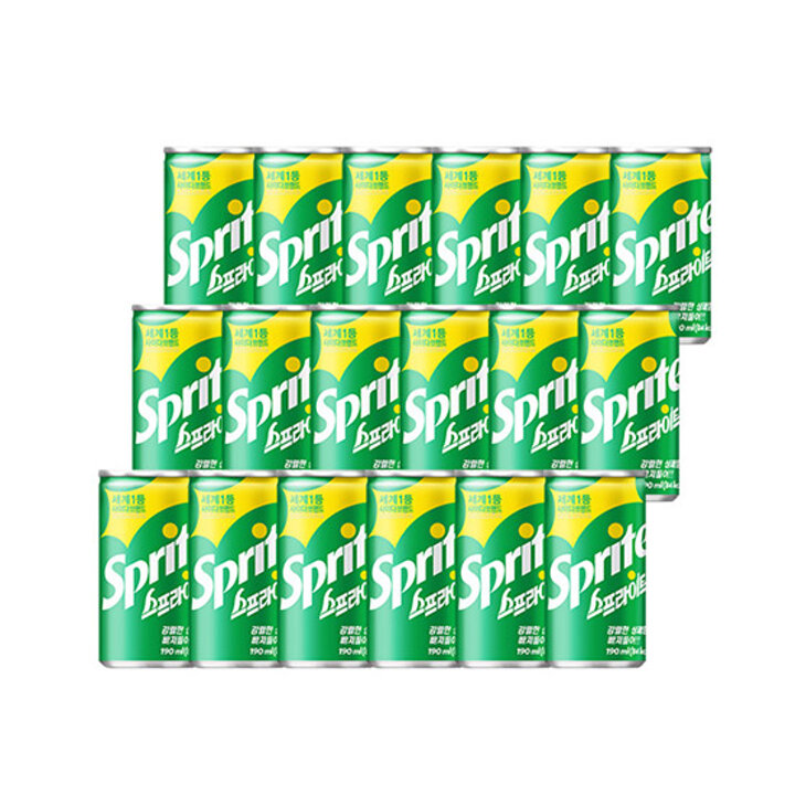 [본사]스프라이트 190ml 캔 30입