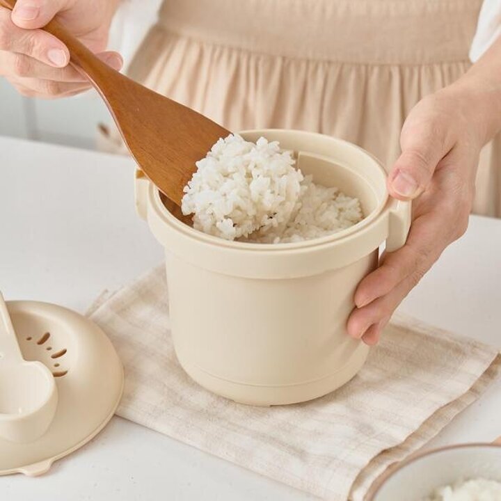 아트박스/다이어트학교 [다학] 핏쿡 1인용 저당 밥솥 전자레인지용 미니