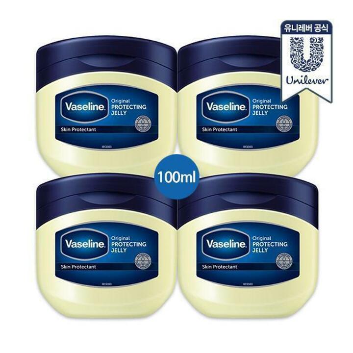 바세린 오리지널 프로텍팅 젤리 100ml 4개
