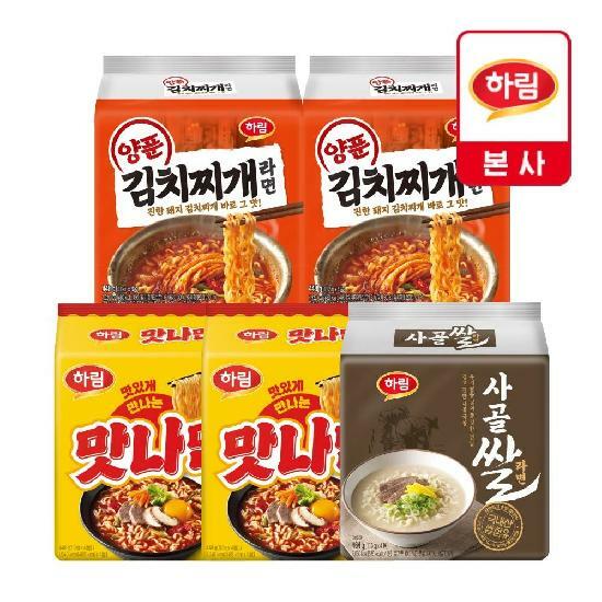 주식회사 하림산업 함열식품장 [하림라면세트] 양푼김치(8개)+맛나면(8개)+사골쌀라면(4개) (총 20개)