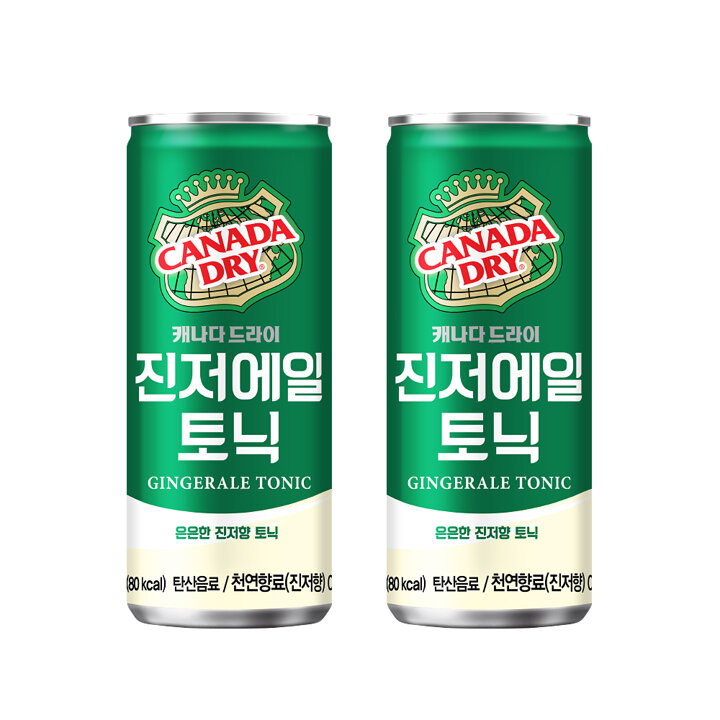 [본사]캐나다드라이 진저에일 250ml캔 30입