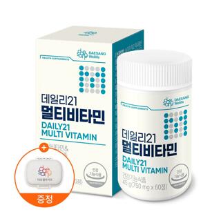 [대상웰라이프] 데일리21 멀티비타민(750mg x 60정) 1통