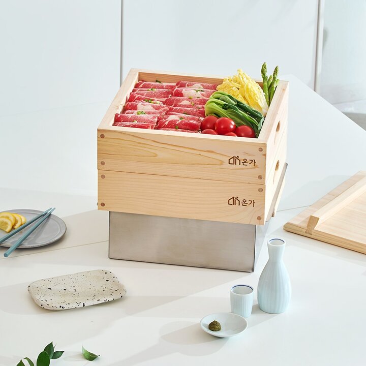 건강한 요리의 시작 자연을 담은 편백나무 찜기 온가 ONGA30