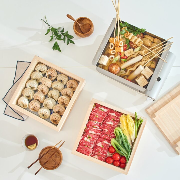 건강한 요리의 시작 자연을 담은 편백나무 찜기 온가 ONGA30