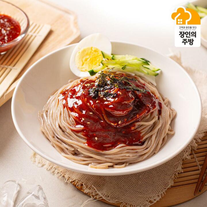 [손경신장인]생메밀 10인분세트(메밀소바5인분+비빔5인분) 소바소스2개 추가 발송