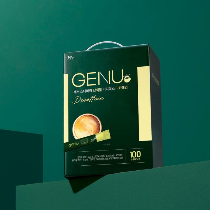 제누 디카페인 스테비아 단백질 커피믹스 10g x 100개입