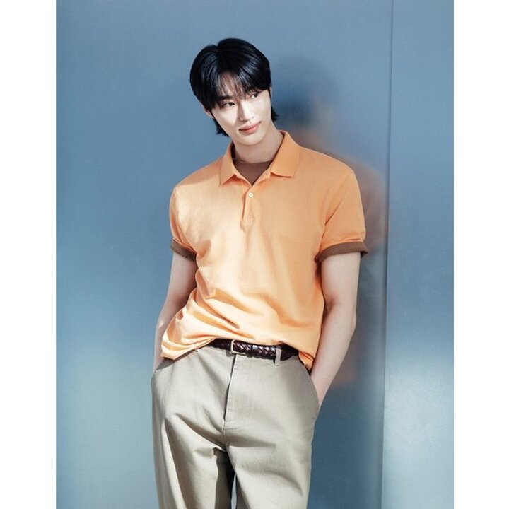 (신세계마산점)지오다노NEW [변우석]  코튼 폴로넥 남여공용 반팔 카라 티셔츠 016512