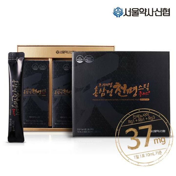 [G] 서울약사신협 프리미엄 홍삼정 천명 플러스 30포 3세트(쇼핑백포함)