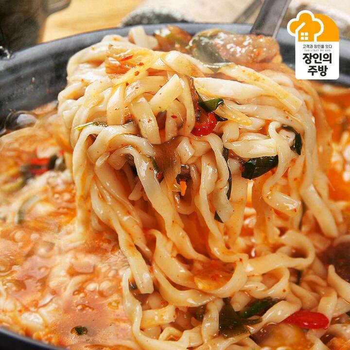[손경신장인]김치 생칼국수450g(3인분)+스프