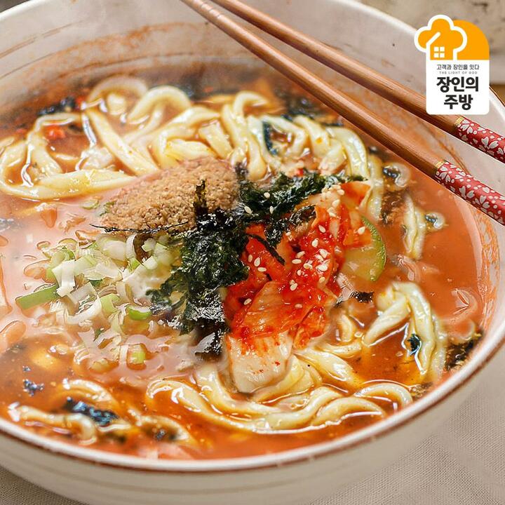 [손경신장인]김치 생칼국수450g(3인분)+스프