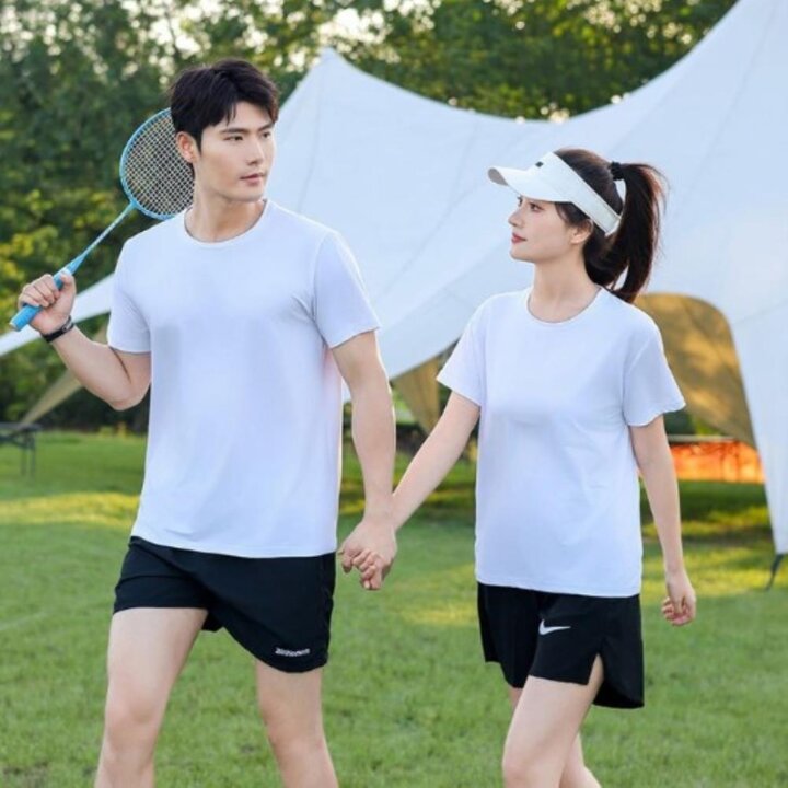 [옷자락] 남자 여자 쿨매쉬 오버핏 반팔 티셔츠