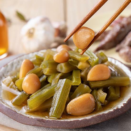 오독오독 궁채 마늘 장아찌 2kg(1kg x 2팩)
