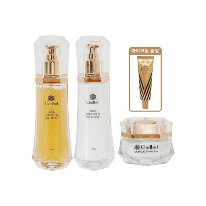 끌레드벨 골드 리프팅 콜라겐 기초 3종 아이크림 30ml