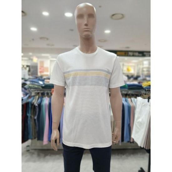 크로커다일세이브존05상단프린트패턴화이트티셔츠ABTS248390