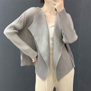 플라라 (88까지)플리츠폴딩카라컬러자켓