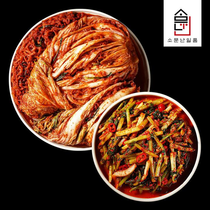 [소문난일품] 포천명가 배윤자 포기김치 5kg + 열무김치 3kg